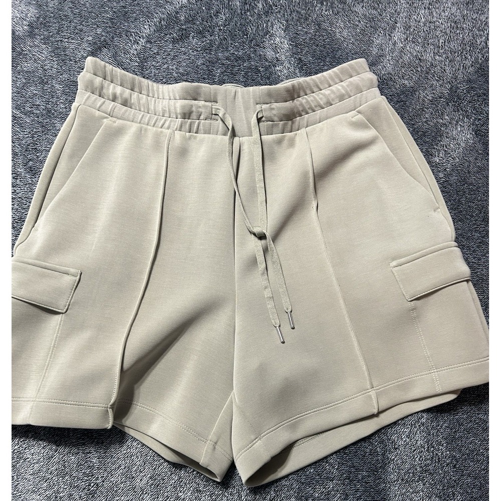 Calia Sandwash Scuba Collection High-Rise Women's S Light Olive Shorts(HU) (R2)
